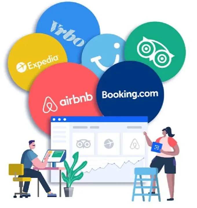 list your property on all otas like bookingcom airbnb expedia etc